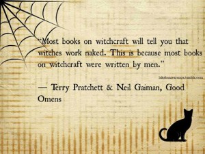 Terry Pratchett quote about naked witches