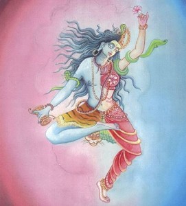 Indian Tantra Shiva Shakti dancing