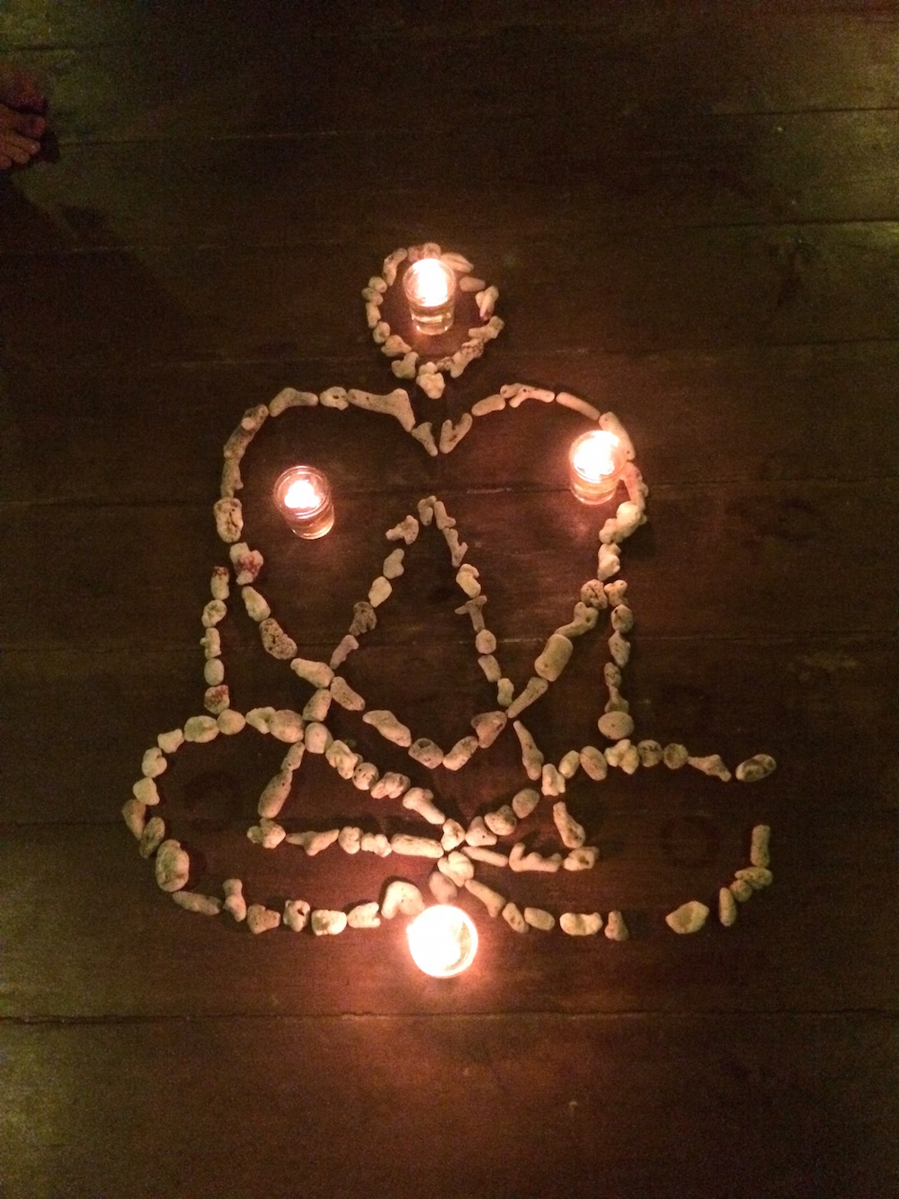 VB floor heart triangle infinity meditation Bali June 2017