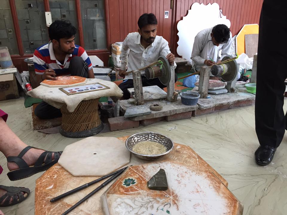 Agra marble factory