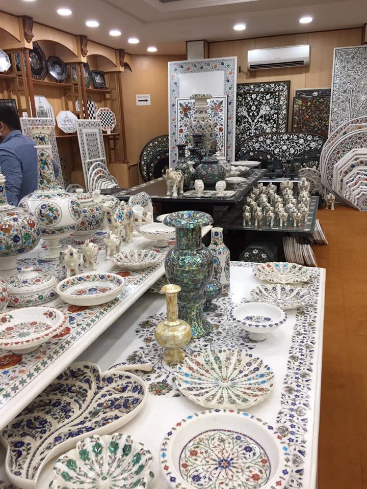 Agra marble shop