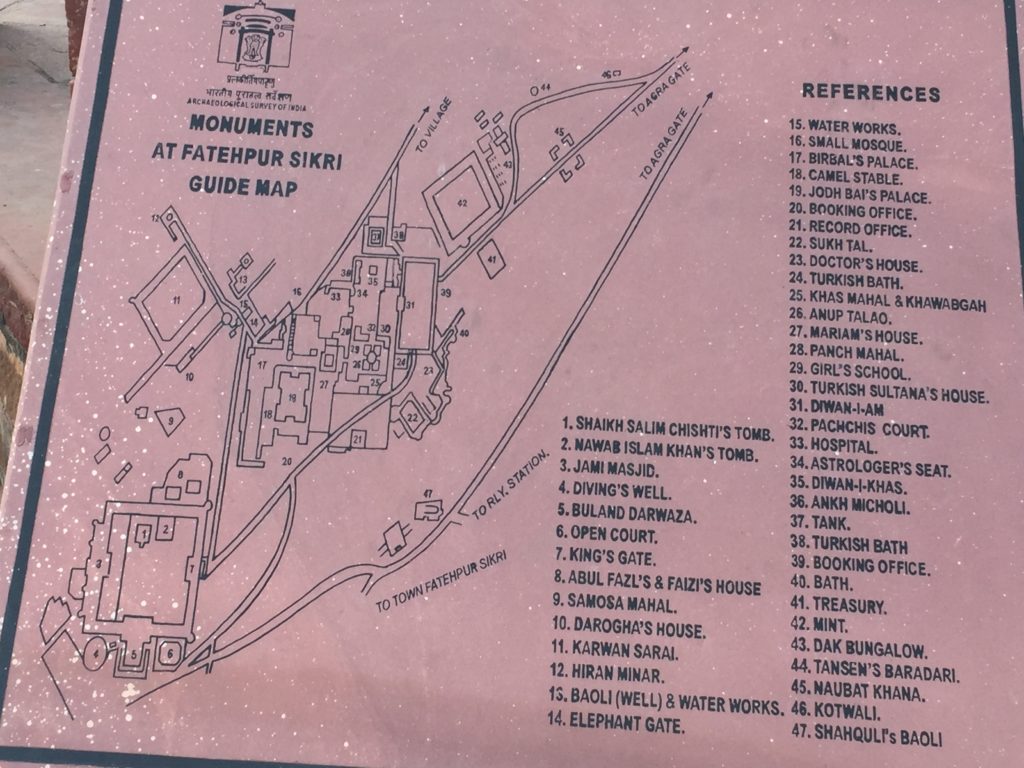 Fatehpur Sikri map