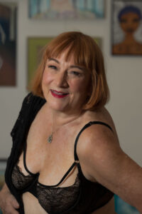 Ally Thomas black bra